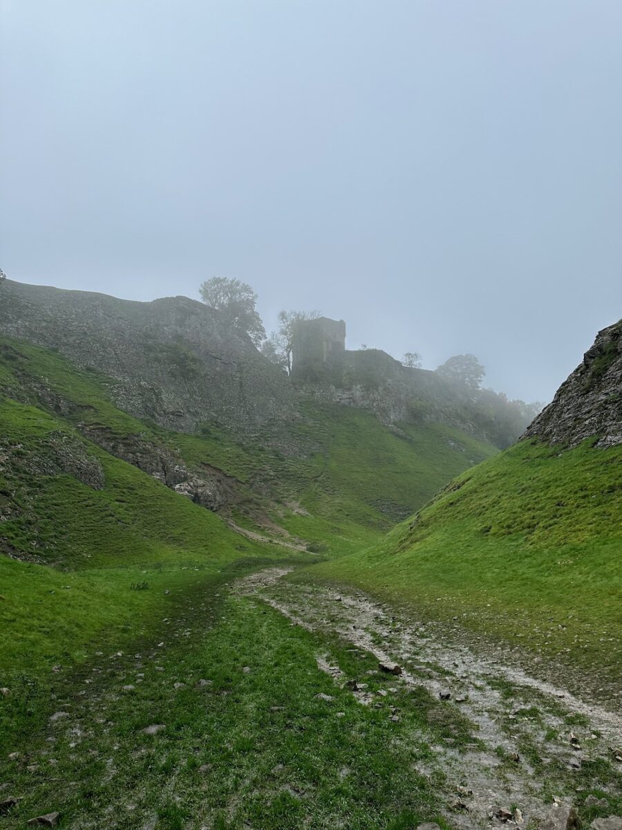 A foggy day on the Limestone Way