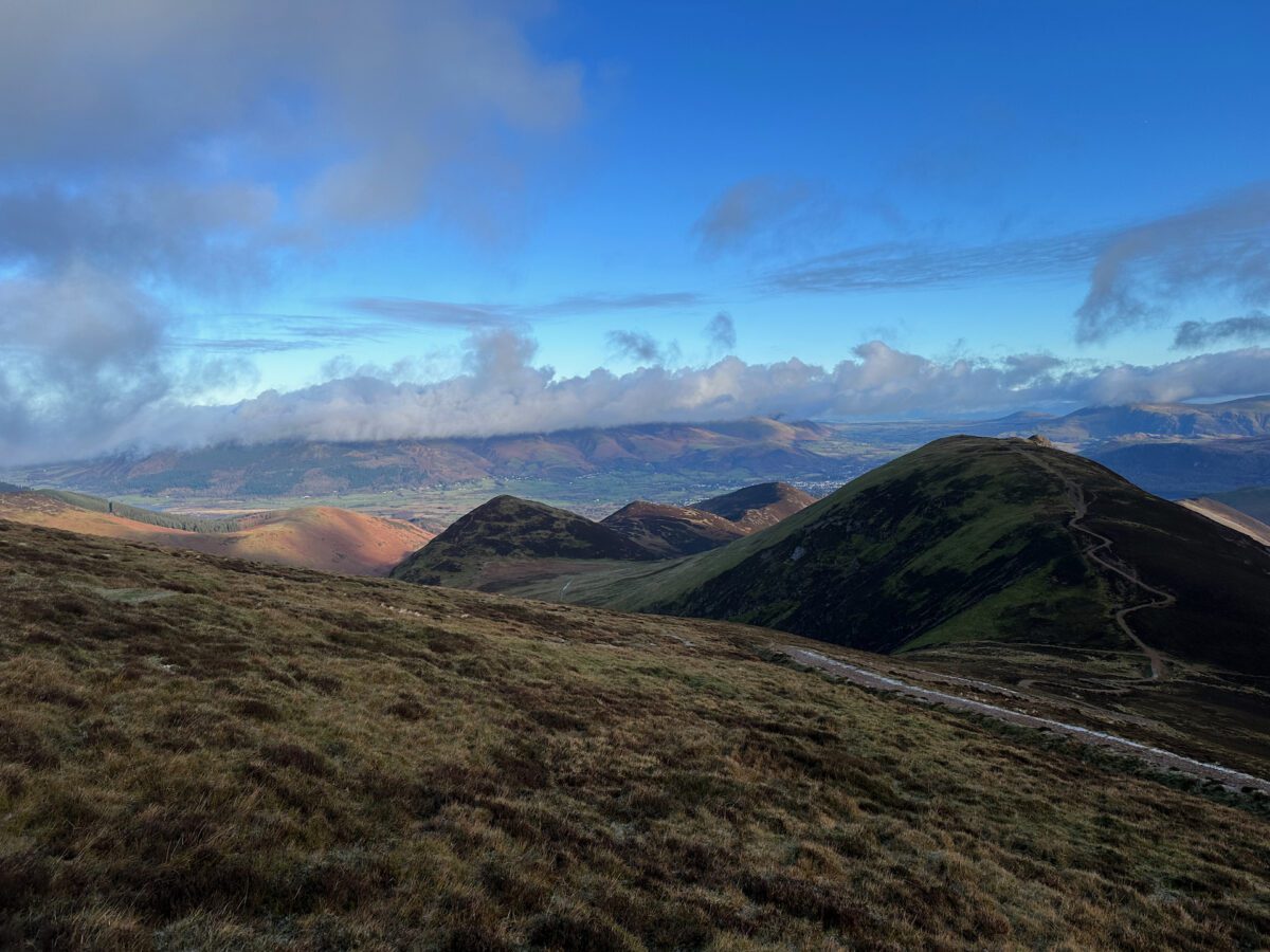A beautiful day hiking through the Lake District on the Coledale Circular