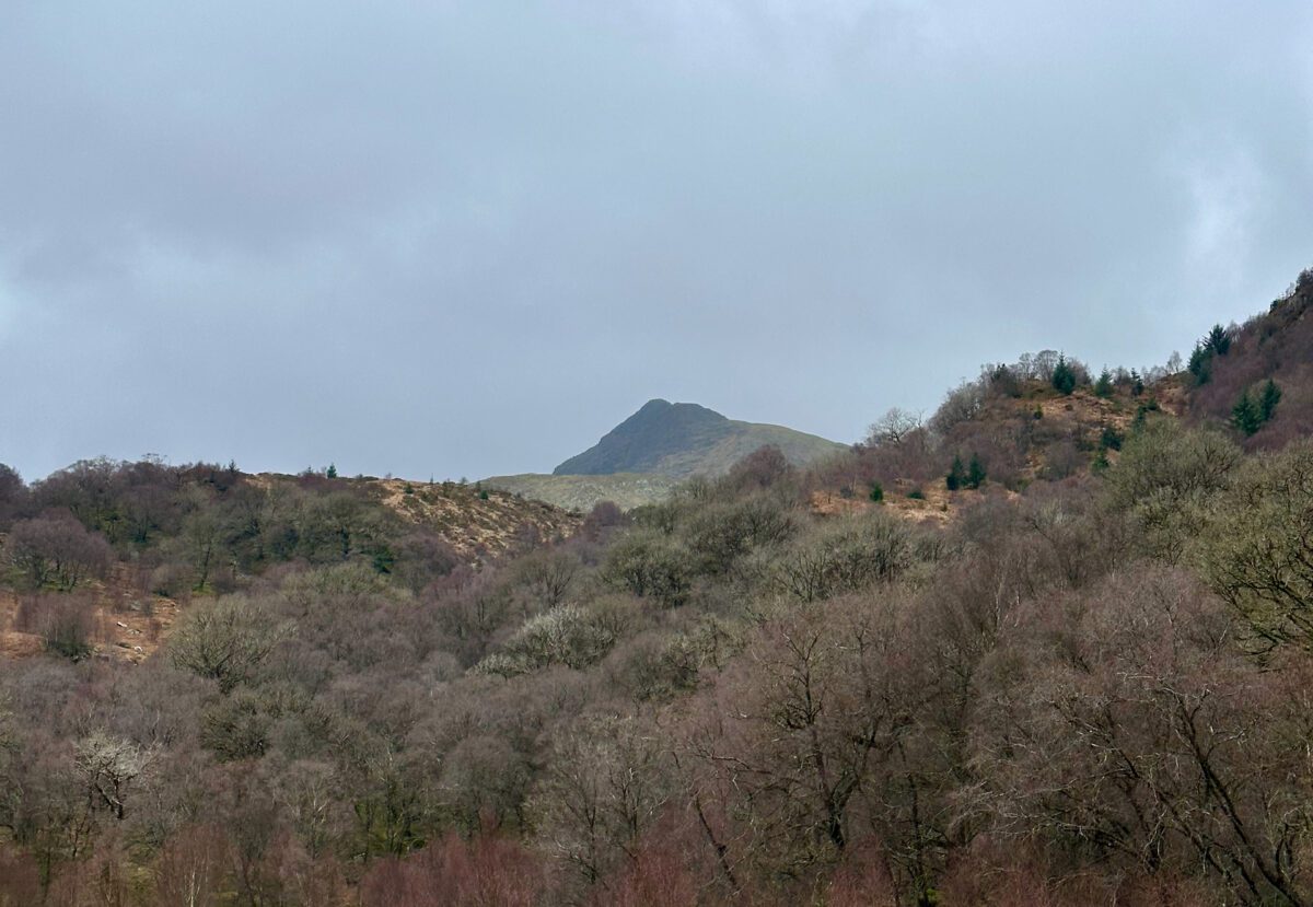 Gales and fog made hiking to the summit of Moel Siabod one to remember